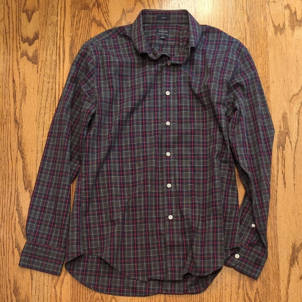 J. Crew Slim Fit Casual Long Sleeve Shirt